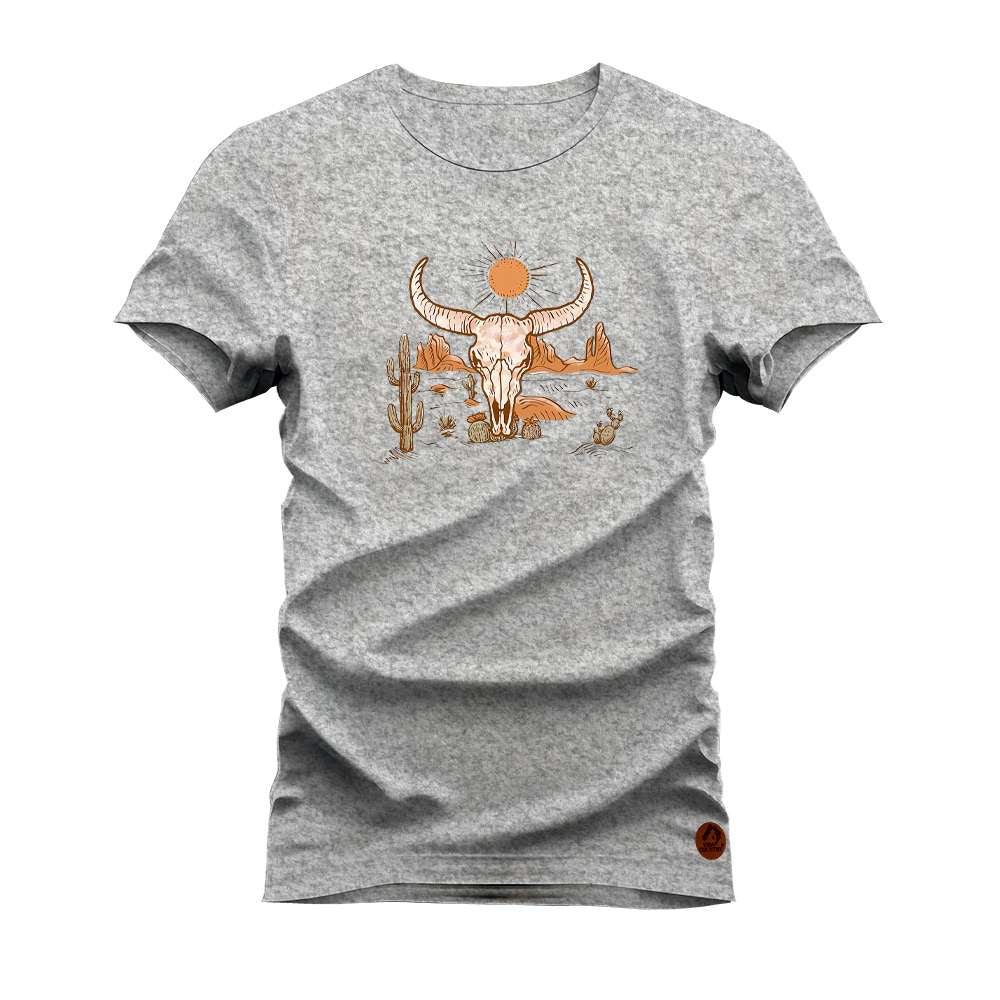 CAMISETA CABEÇA CHIFRE