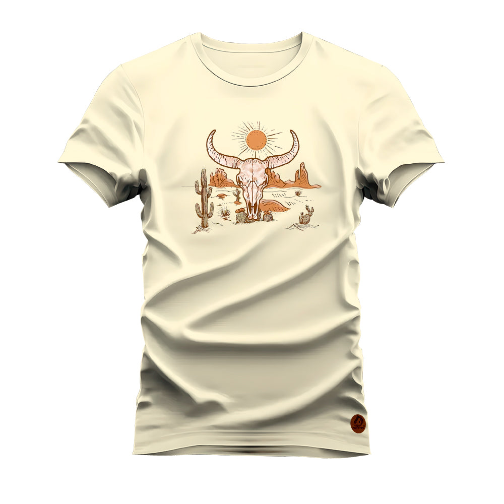 CAMISETA CABEÇA CHIFRE