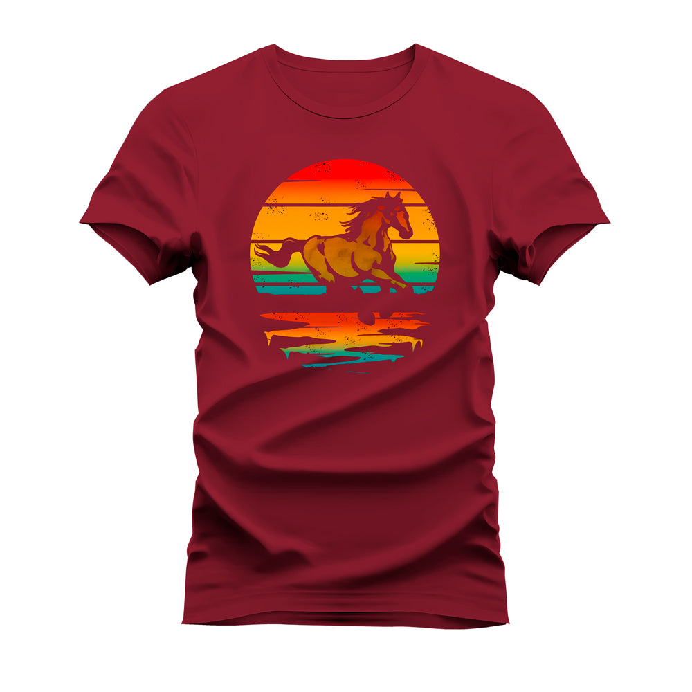CAMISETA CAVALO AQUARELA