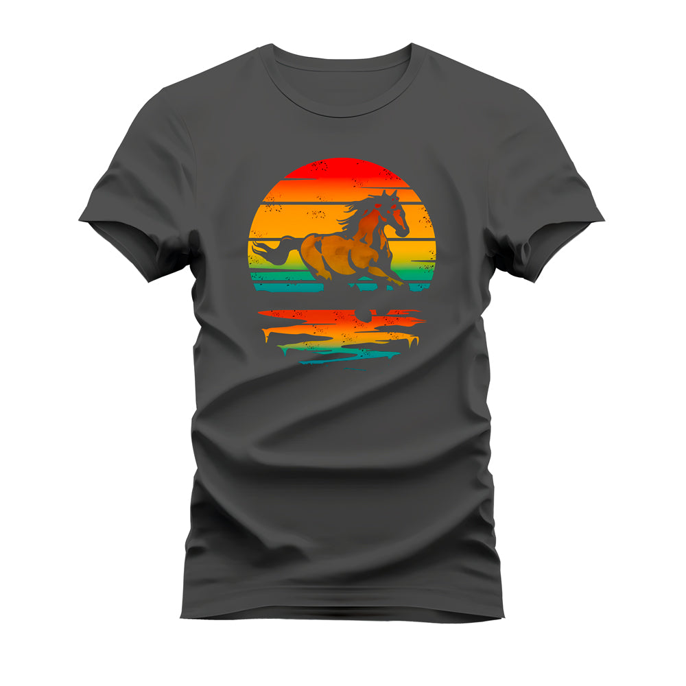 CAMISETA CAVALO AQUARELA
