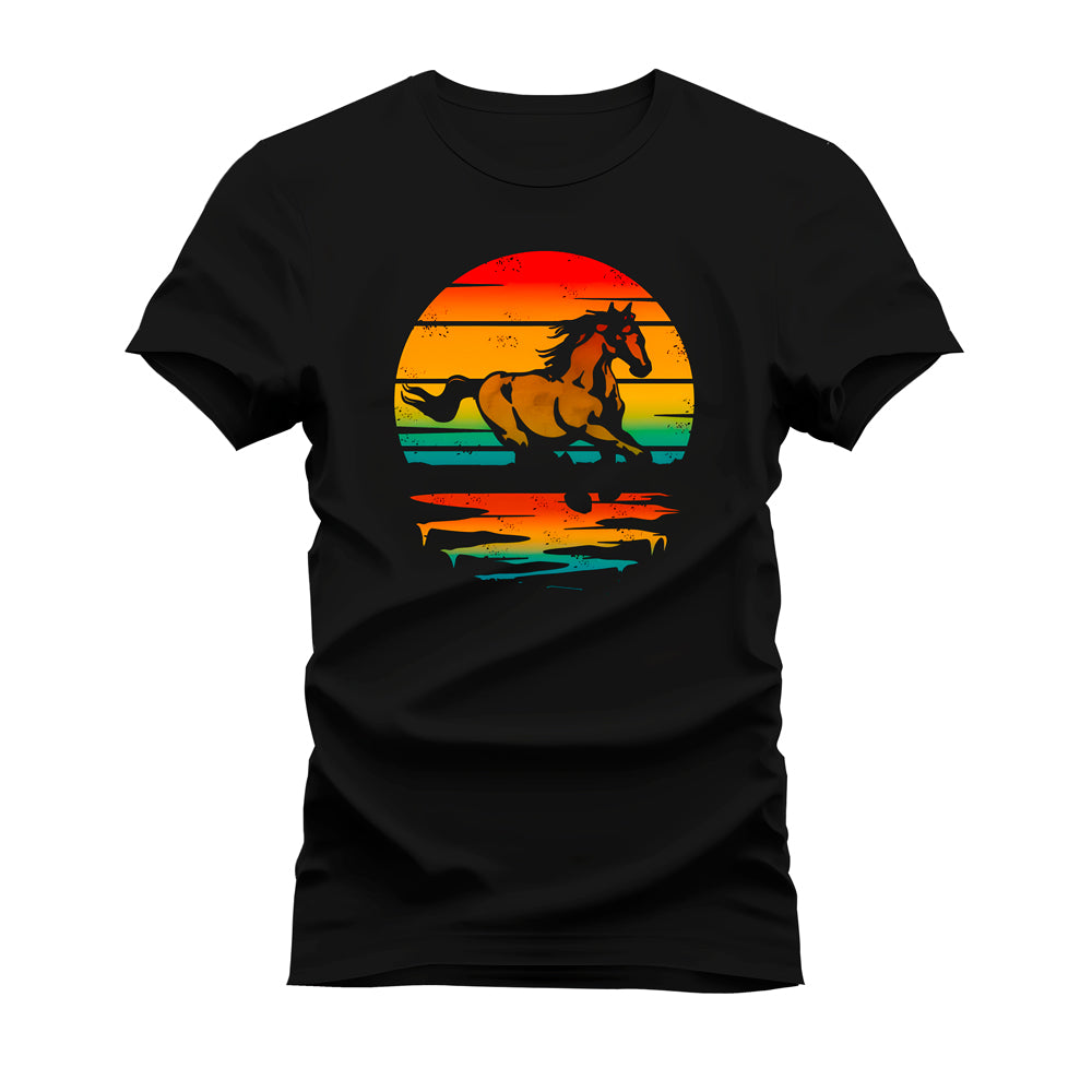 CAMISETA CAVALO AQUARELA