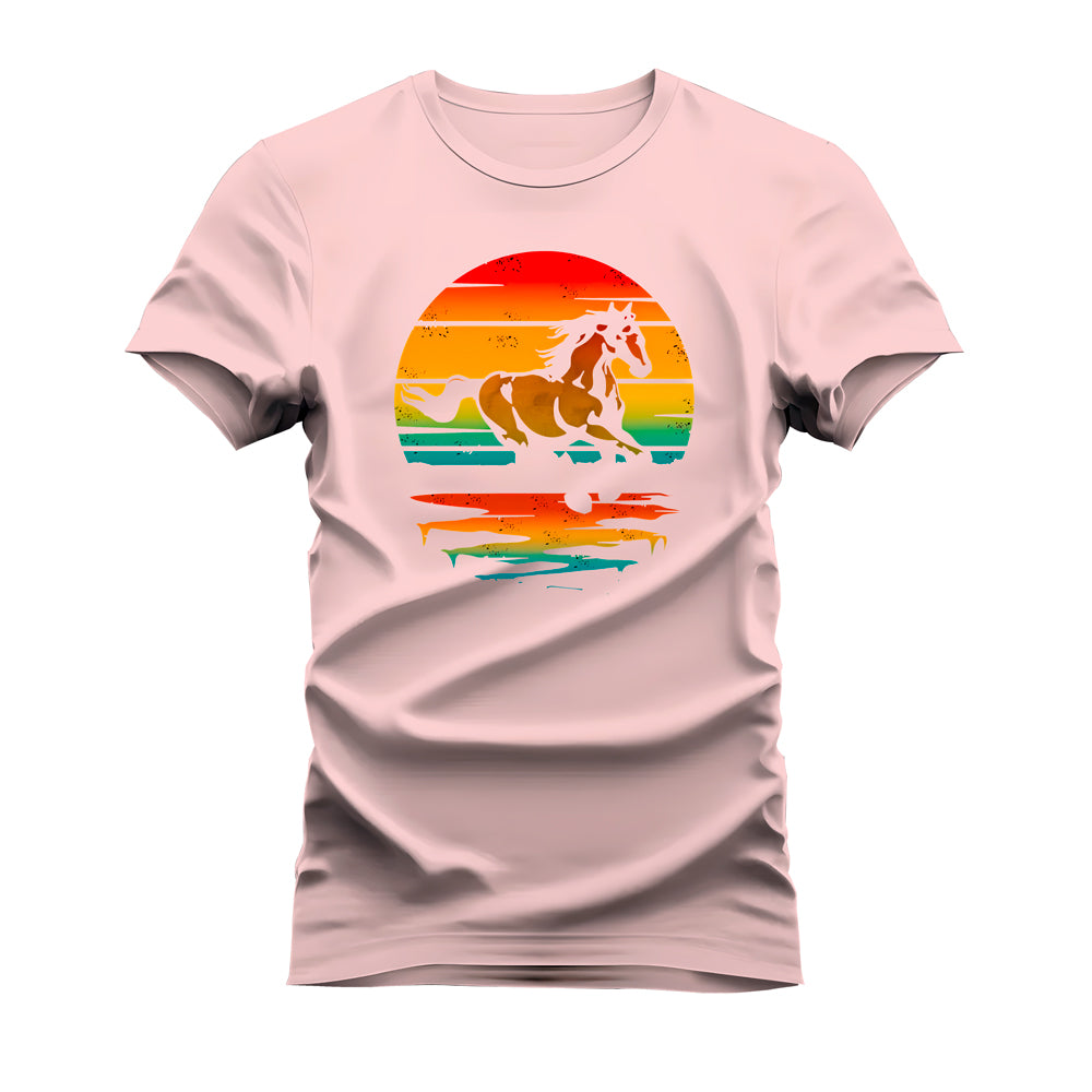 CAMISETA CAVALO AQUARELA