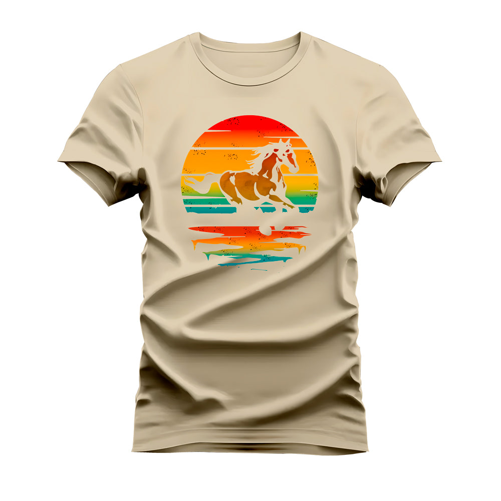 CAMISETA CAVALO AQUARELA