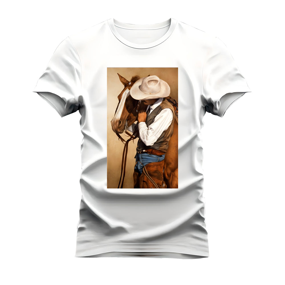 CAMISETA CAVALO E HOMEM