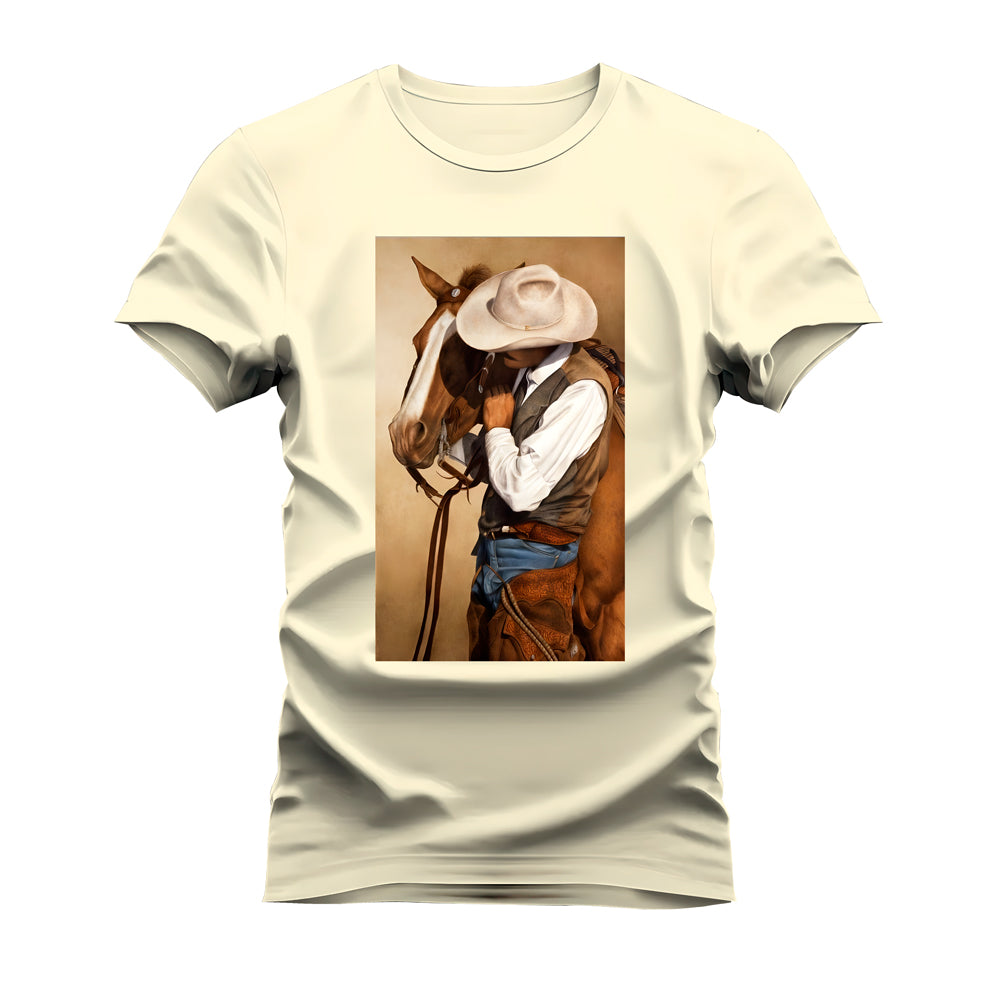 CAMISETA CAVALO E HOMEM
