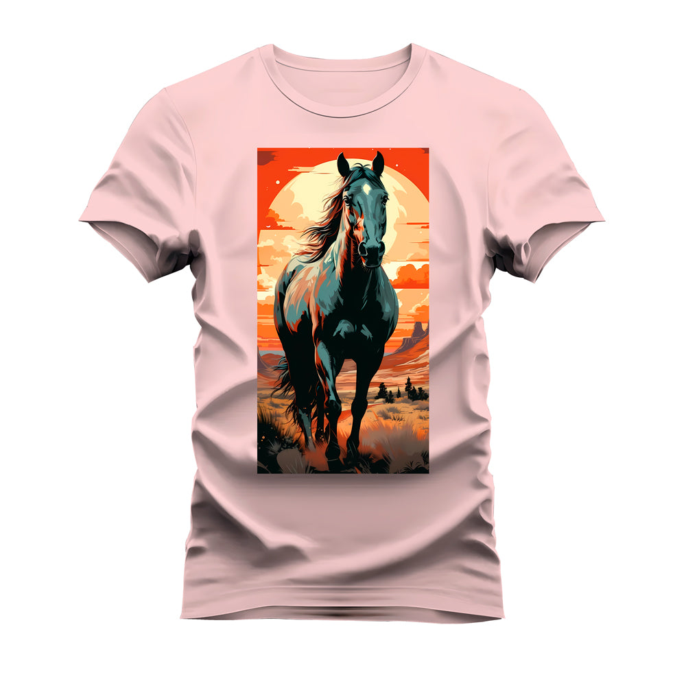 CAMISETA CAVALO PAISAGEM