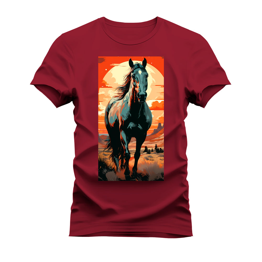 CAMISETA CAVALO PAISAGEM
