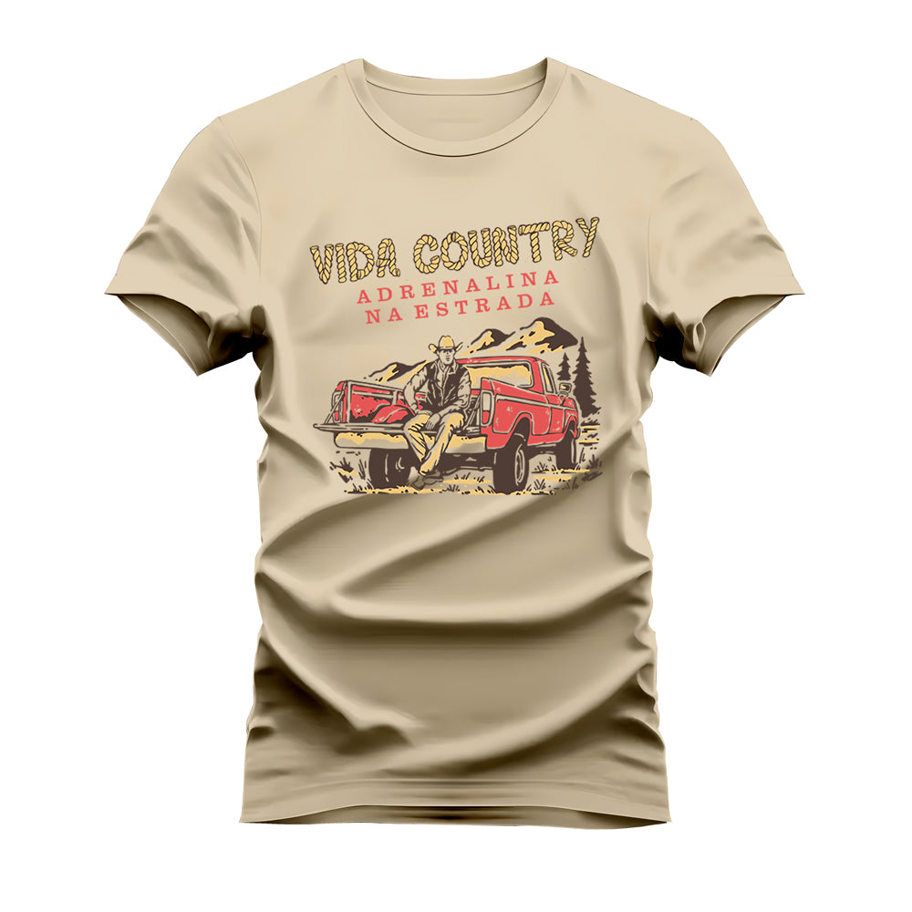 CAMISETA PLUS SIZE ADRENALINA NA ESTRADA