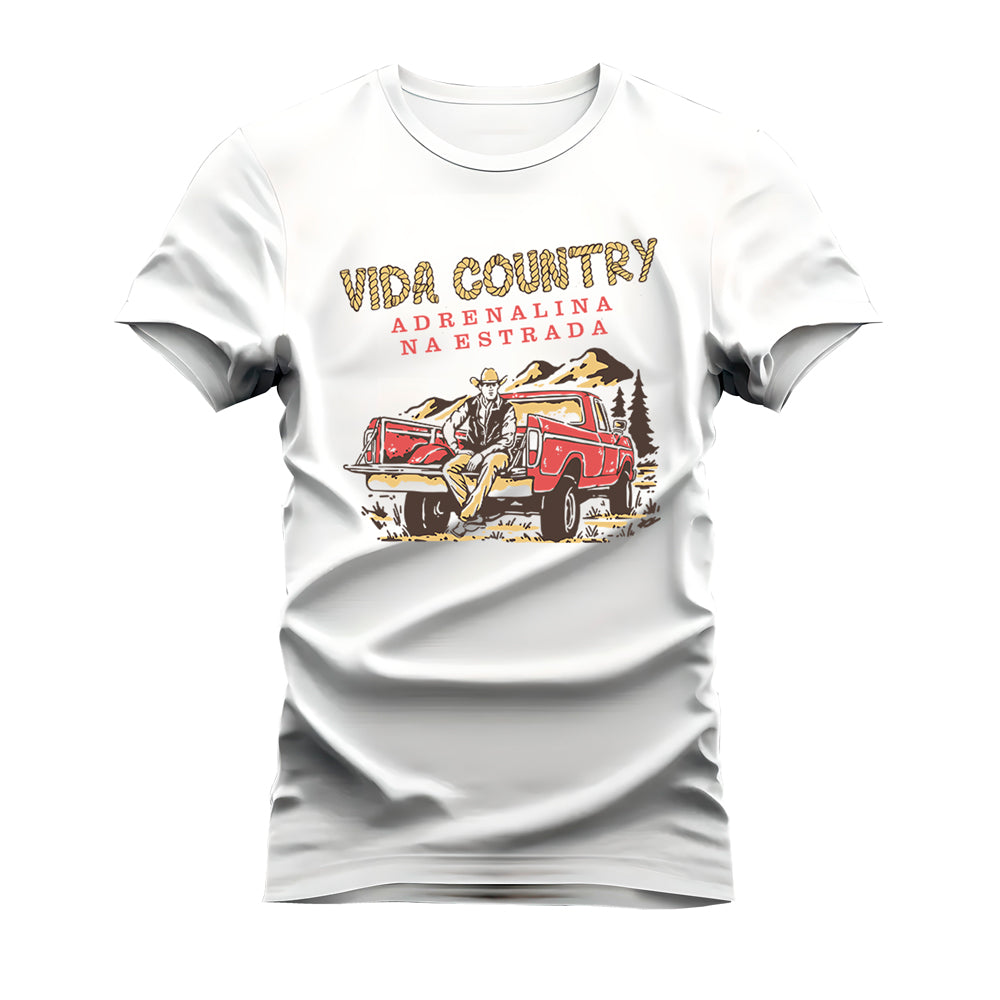CAMISETA PLUS SIZE ADRENALINA NA ESTRADA