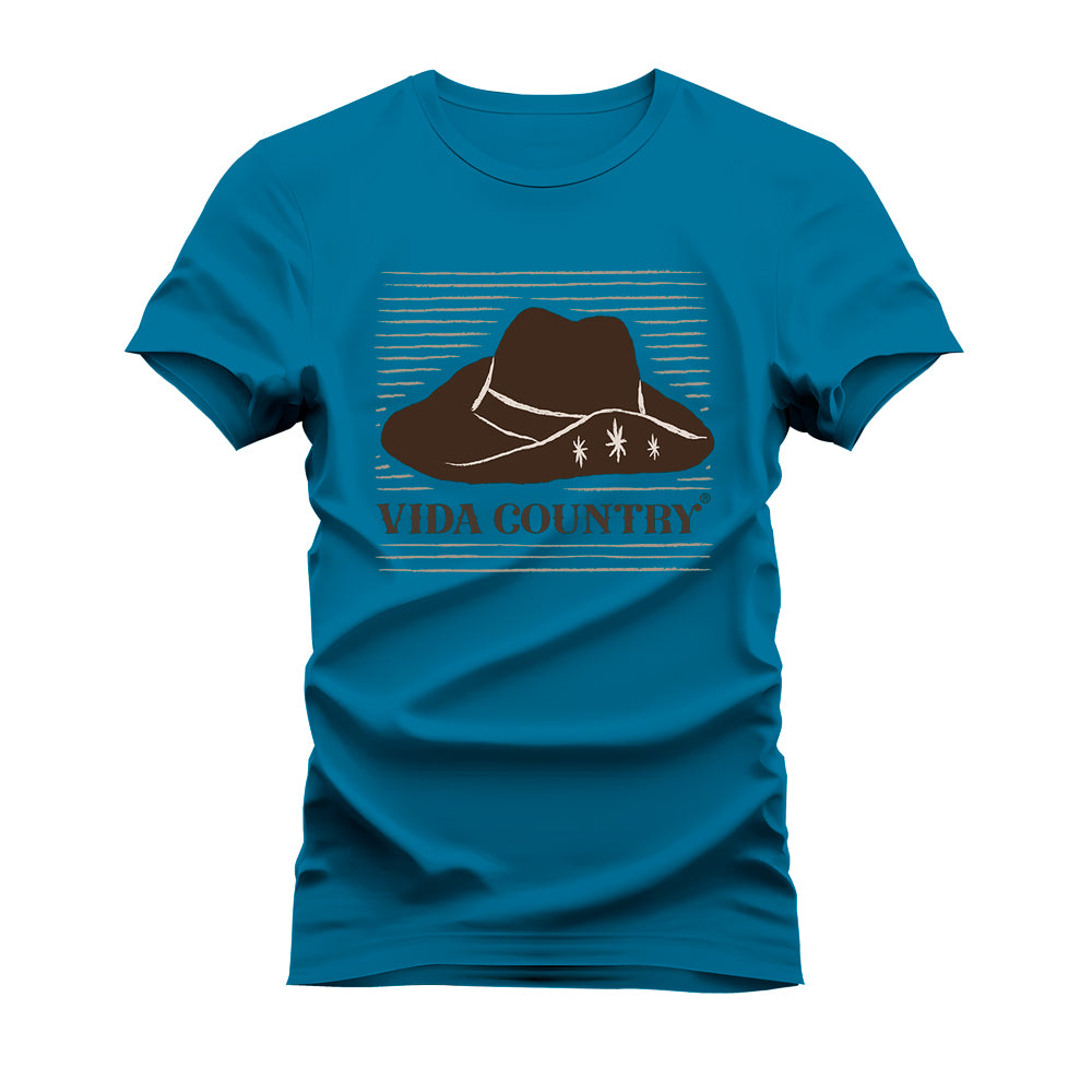 CAMISETA PLUS SIZE COUNTRY CHAPÉU