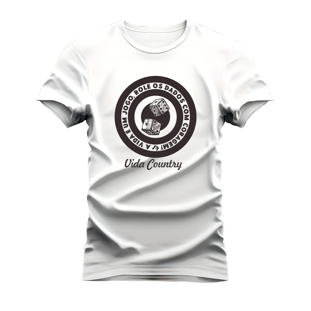 CAMISETA PLUS SIZE JOGUE OS DADOS