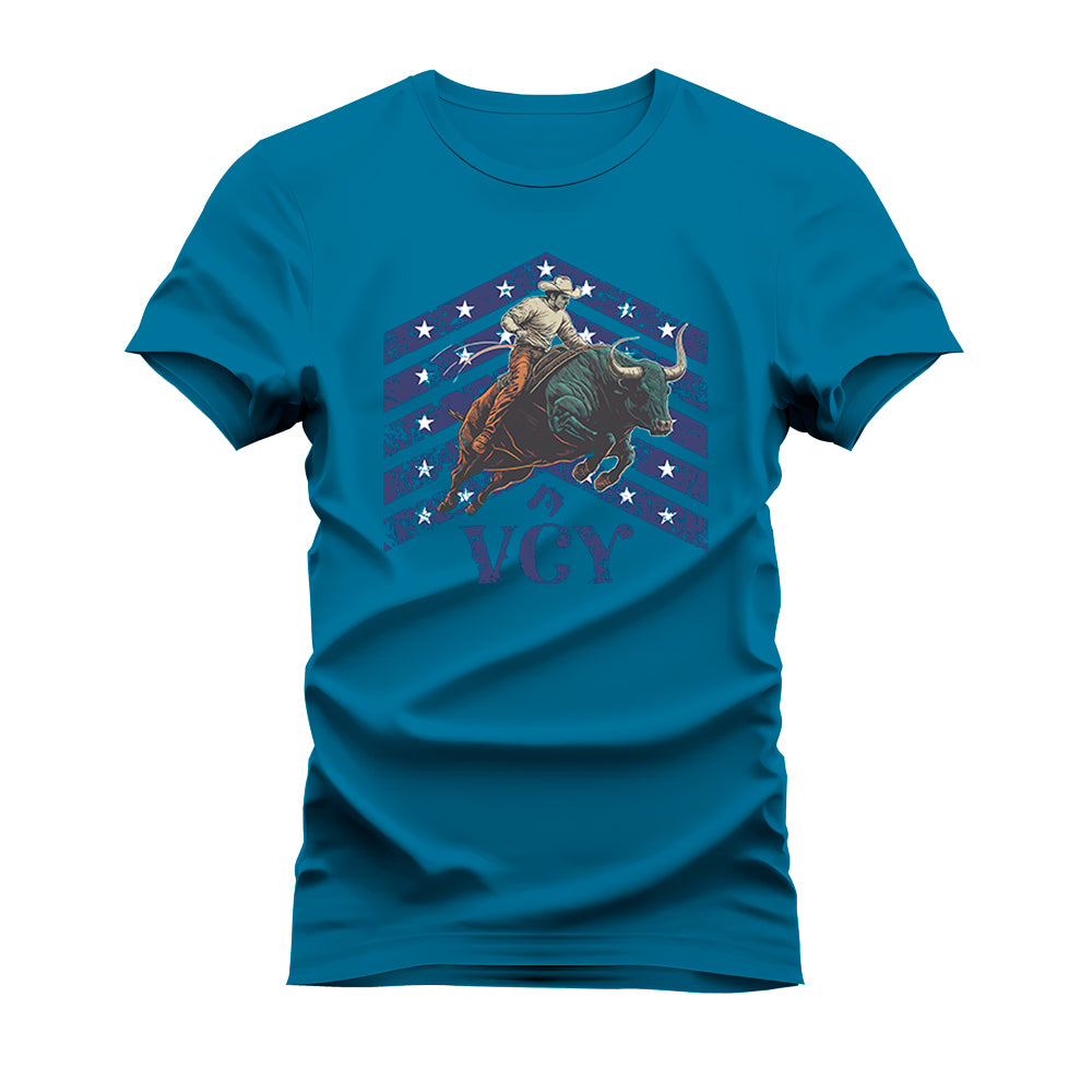 CAMISETA PLUS SIZE USA COWBOY