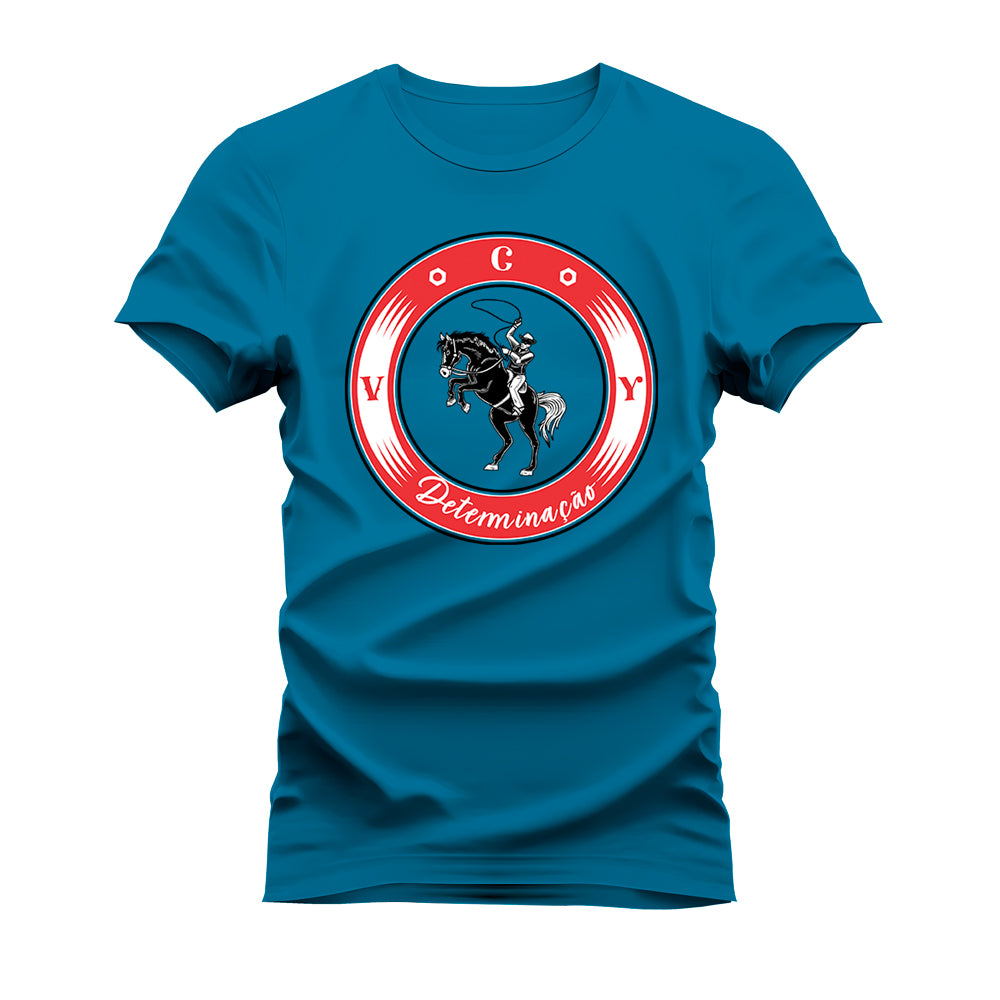 CAMISETA PLUS SIZE VIDA COUNTRY DETERMINAÇÃO