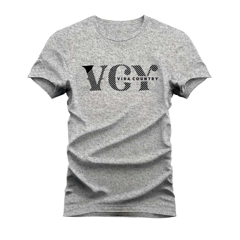 CAMISETA PLUS SIZE VIDA COUNTRY MODELO DA ROÇA