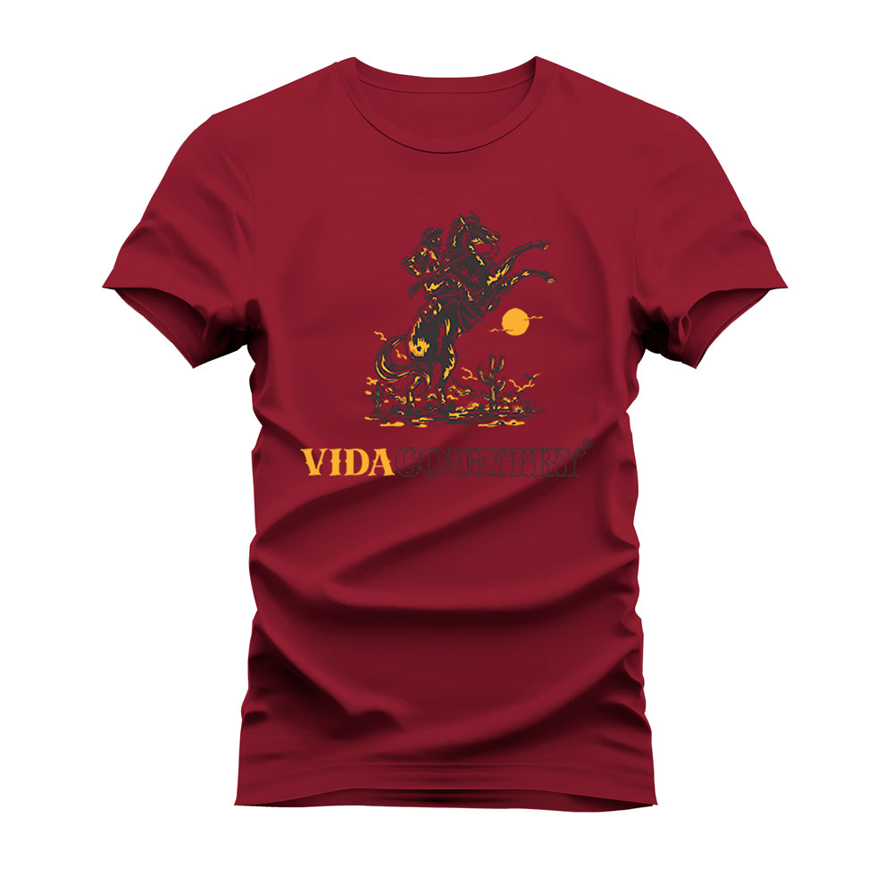 CAMISETA VIDA COUNTRY DE CAVALO